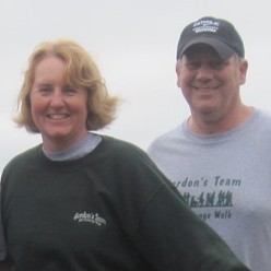 Gordon's Team at MS Challenge Walk 2012